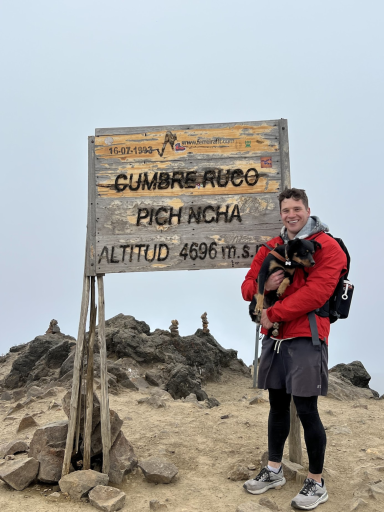 Climbing Ruco Pichincha at 16,000 ft